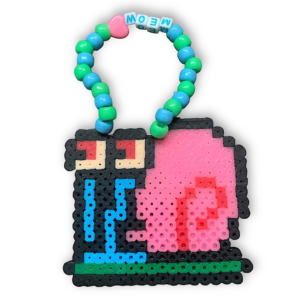 GARY SNAIL PERLER BEAD BRACELET